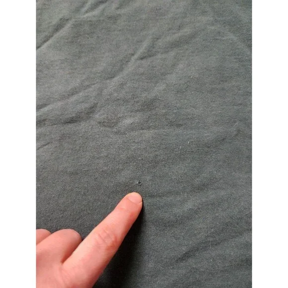 Carhartt Shirt Lot 2 Mens 4XL Black Logo Tee Green Pocket Henley Workwear - Picture 15 of 16